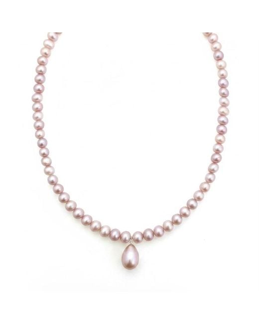 Leni James Metallic The Aura Pearl Necklace