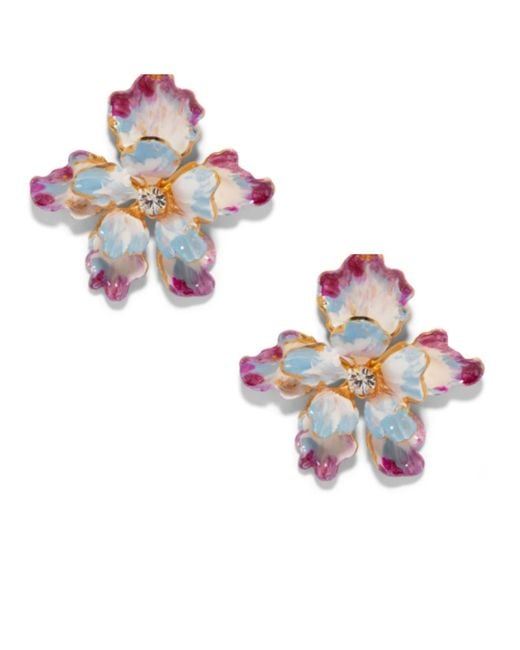 The Pink Reef Metallic Paris Stud
