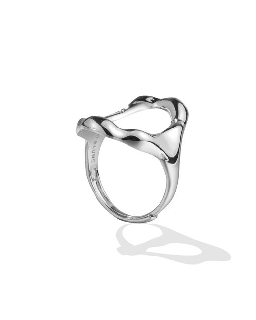 Lait & Lune White Koru Ring