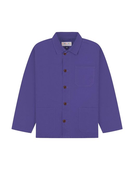 Uskees Purple Overshirt for men