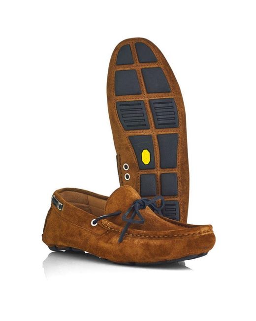 Mariano Shoes Brown Ilhavo Loafers Dark Cognac for men