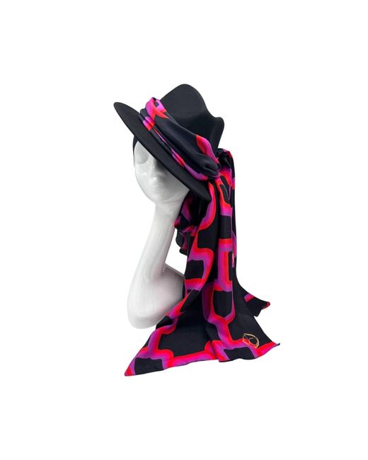 Julia Clancey Multicolor Jewel Fifi Scarf Fedora