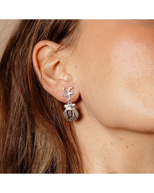 Zoe & Morgan Metallic Alara Earrings