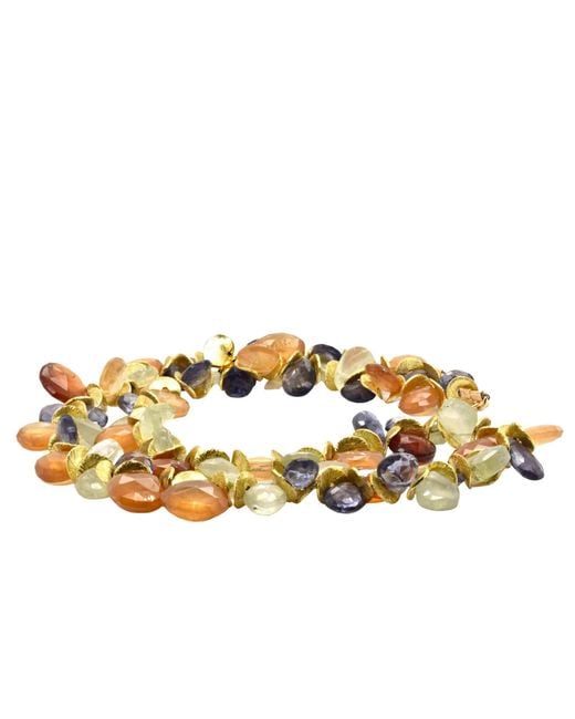 Lori Kaplan Design Metallic Harvest Moon Signature Necklace