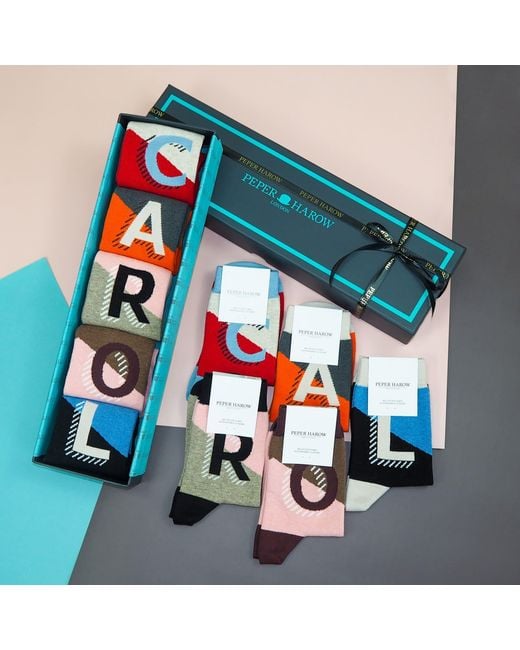 Peper Harow - Made in England Blue Alphabet Gift Box – Carol