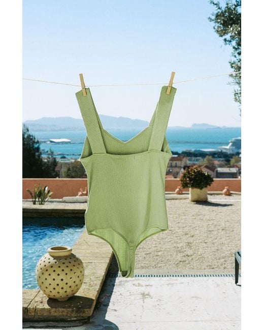 AVANI Apparel Green Bodysuit Alysse