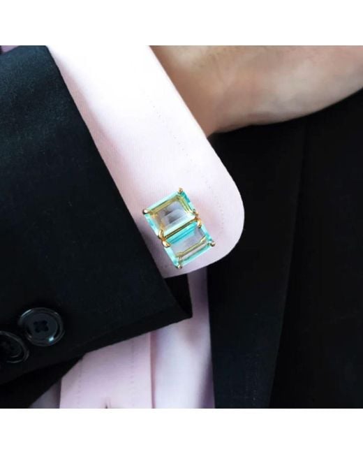 Bounkit Blue Andrew Cufflinks for men