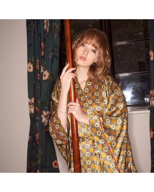Emma Wallace Green Izzy Dressing Gown