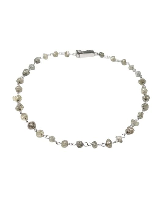Rahul's Jewels Metallic 7 Genuine Diamond Rough Bracelet