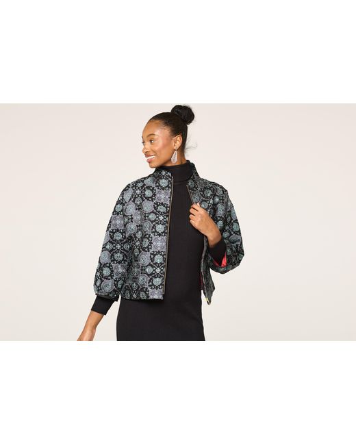 Lioness by Tf Black Lion Pattered Jacket