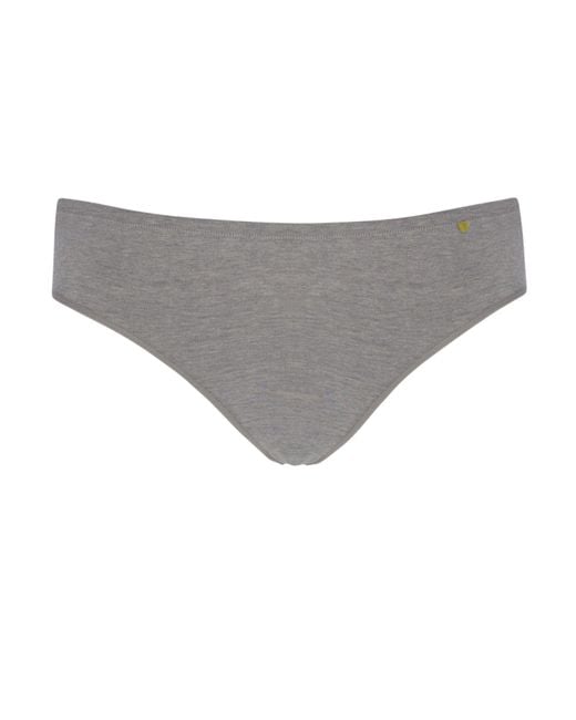 Zd - Zero Defects Gray Mid-Rise Diana Briefs