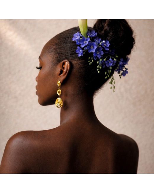 Oriaku Studio Metallic Nola Earrings