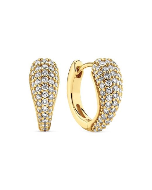 Sif Jakobs Jewellery Metallic Earrings Goccia Circolo
