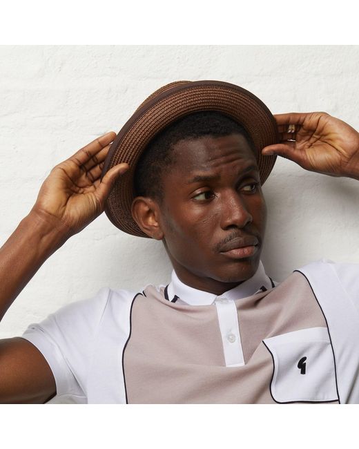 Dasmarca Hats Brown Dasmarca Durban Summer Diamond Crown Light Weight Breathable Porkpie Hat for men