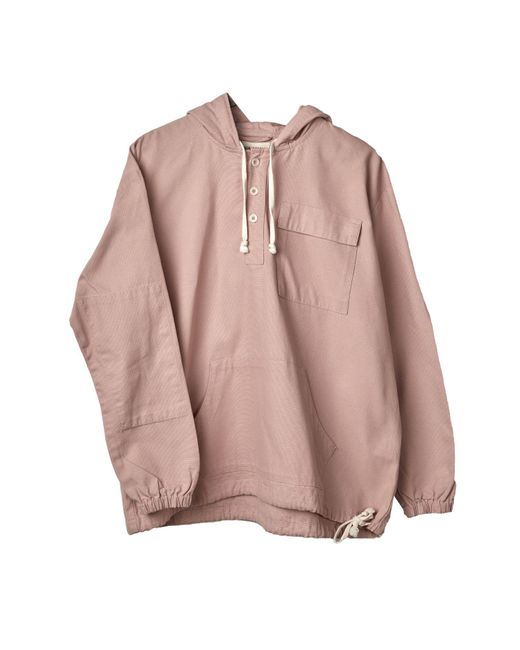 Uskees Pink Button-front Smock for men