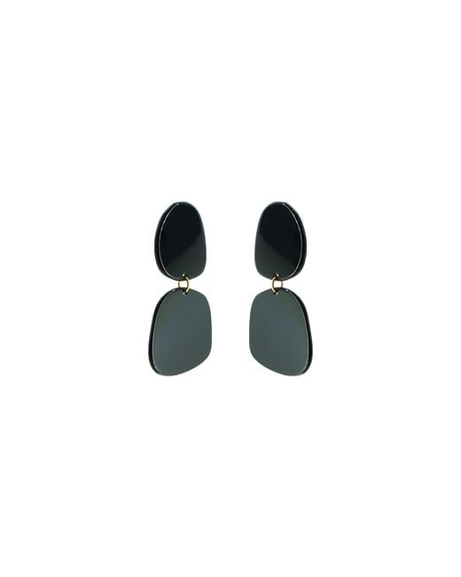 Gissa Bicalho Black Earring Organic B