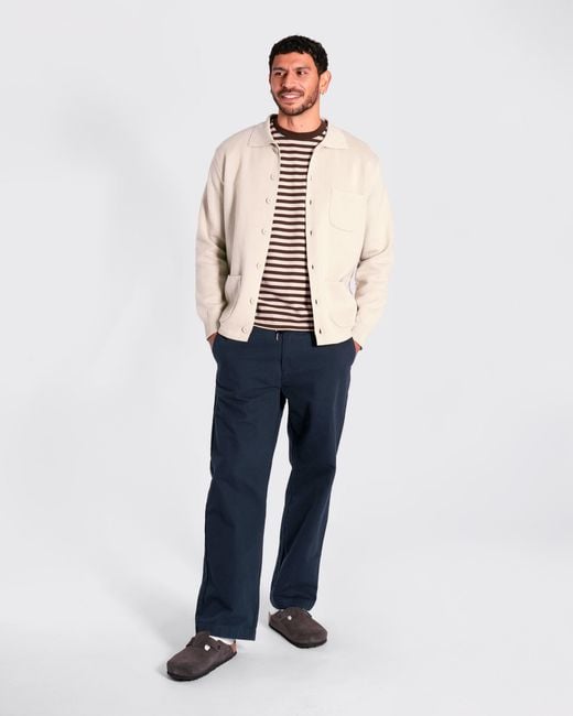 Far Afield Natural Neutrals Station Cardigan for men