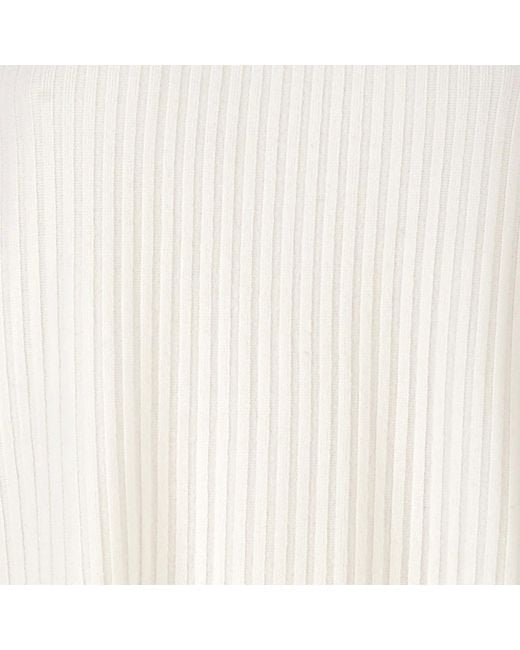 SALANIDA White Terra Ribbed Shorts