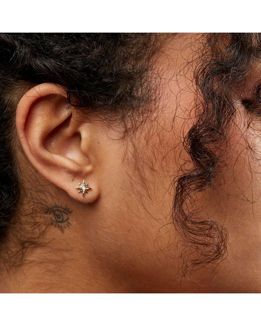 Dolcetto Designs Metallic Fides Star Stud Earrings