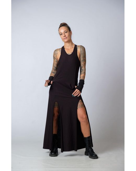 Yogi8Apparel White New Maxi Racer Back Dress