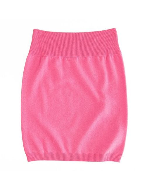 Zenzee Pink Cashmere Mini Skirt