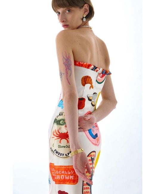 We Are Kindred White Florence Strap Maxi Dress Cream