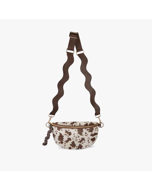 Womads Brown Spotted Luxe Crossbody