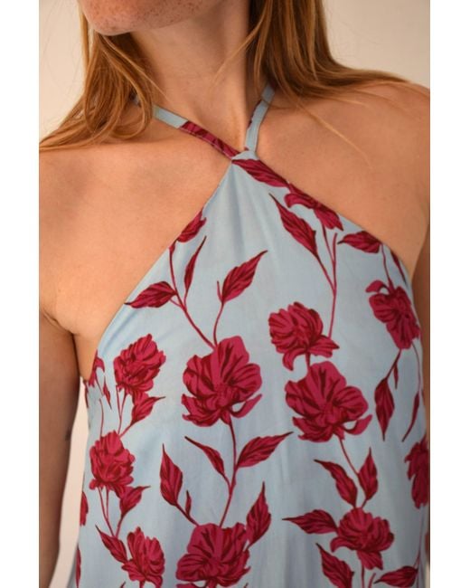 Mind Traveler Purple Kate Floral Dress