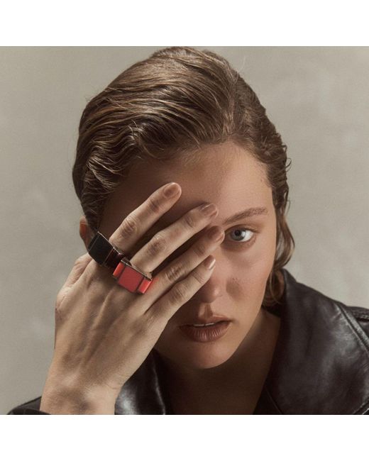 THE ROSE Pink Neon Bague One Sculptural Ring