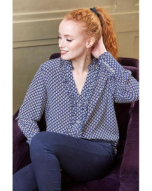 Guinea London Blue Print Shirt