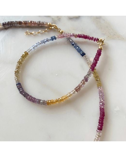 Herself Collections Metallic Sapphire Bracelet