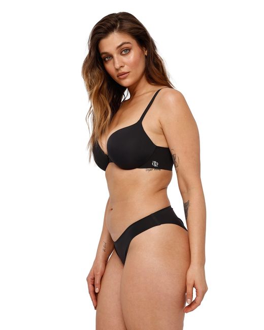 GOD SAVES QUEENS Blue Second Skin Ultimate Brief Graphite