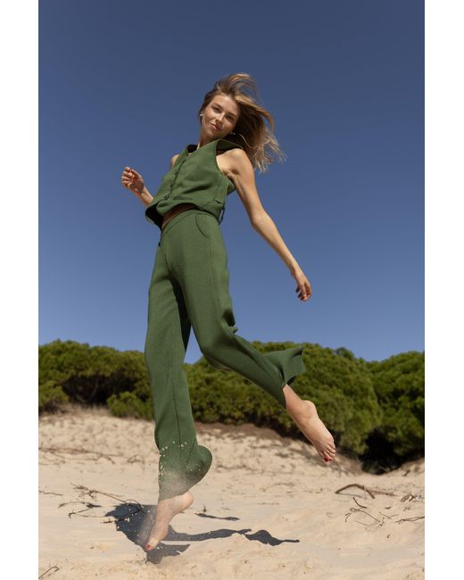 SALANIDA Green Ora Merino Pants