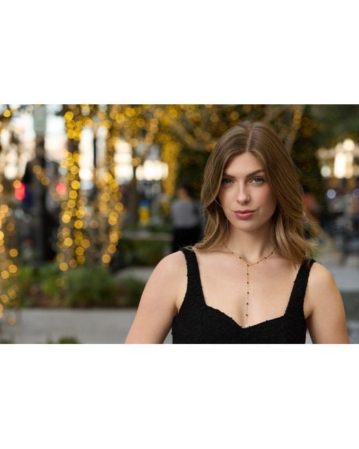 Adriana Pappas Designs White Golddust Lariat