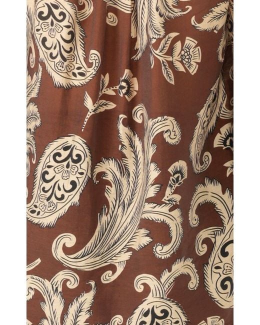 SACHA DRAKE Brown Neutrals Vanessa Shirtmaker Dress