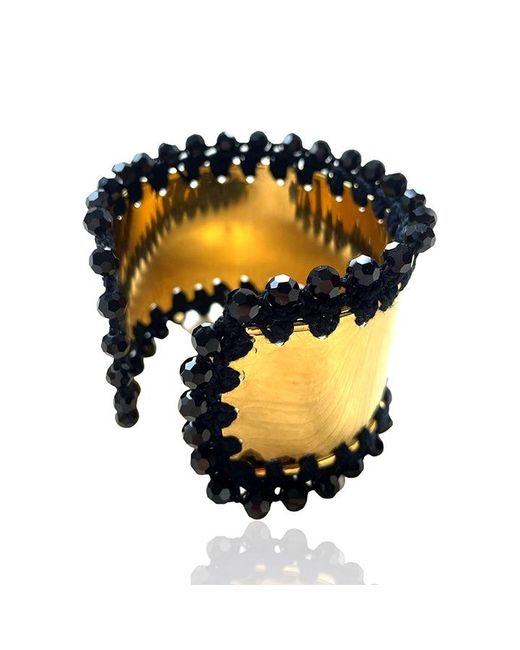 PINAR OZEVLAT Yellow Ivy Cuff