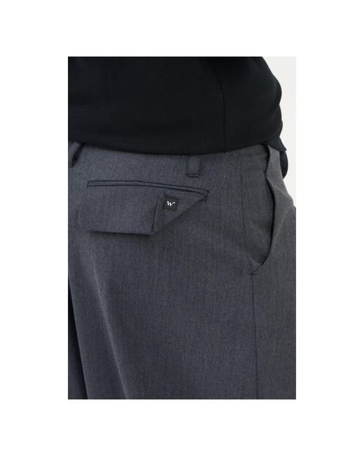 Win Out Blue Unconventional Suit Trousers for men