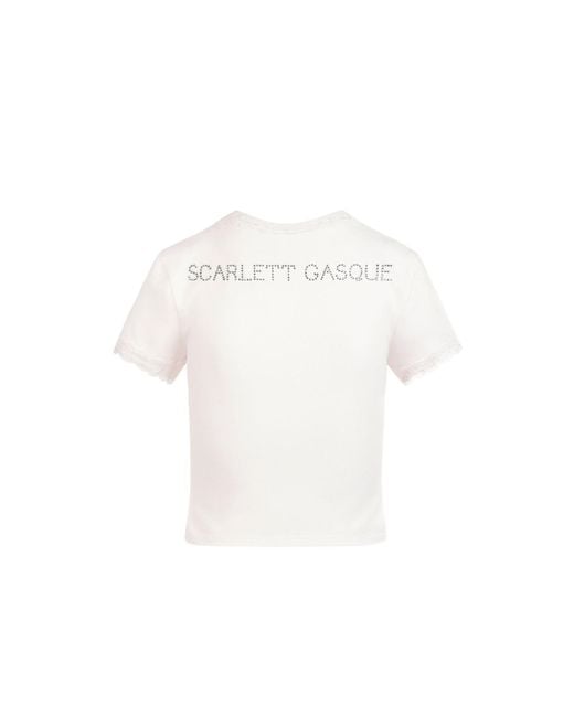 Scarlett Gasque White Daydream Reveal Tee