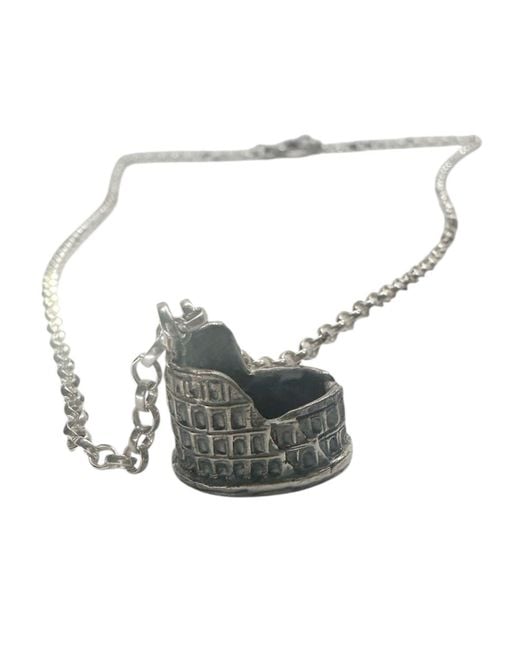 Tg-Jewellery by Tamara Gervasio Multicolor Colosseo Pendant – Handcrafted Sterling Necklace