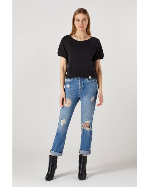 LOVETRUST Black Tori Tee Sweatshirt