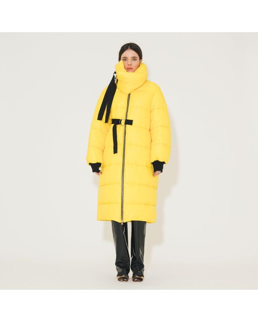 SVETA Milano Yellow Oregon Long Down Jacket