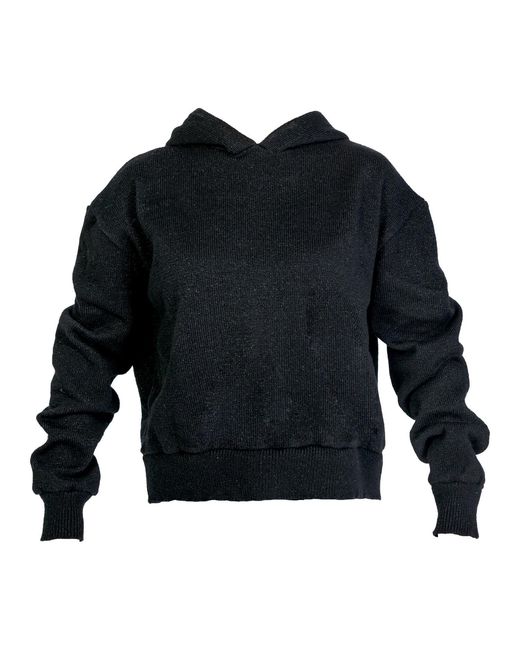 Maison Bogomil Black Knit Hoodie
