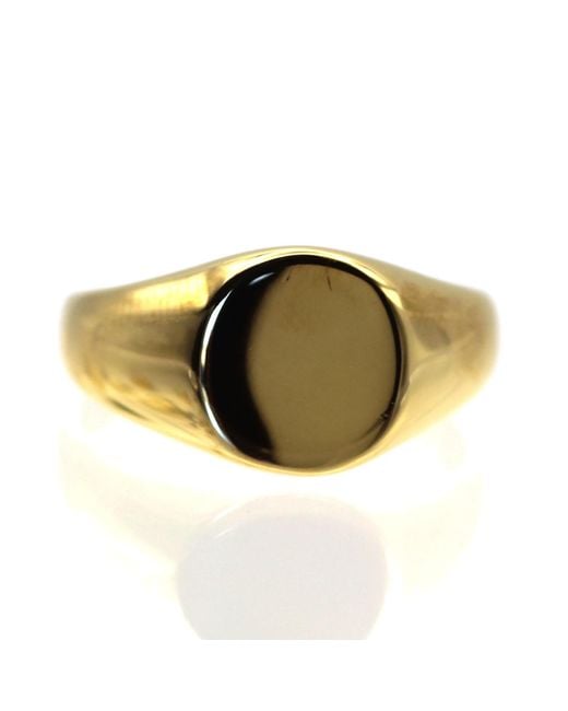 VicStoneNYC Fine Jewelry Metallic Big Signet Ring For for men