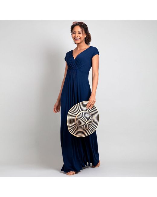 Alie Street London Blue Sophia Maxi Dress