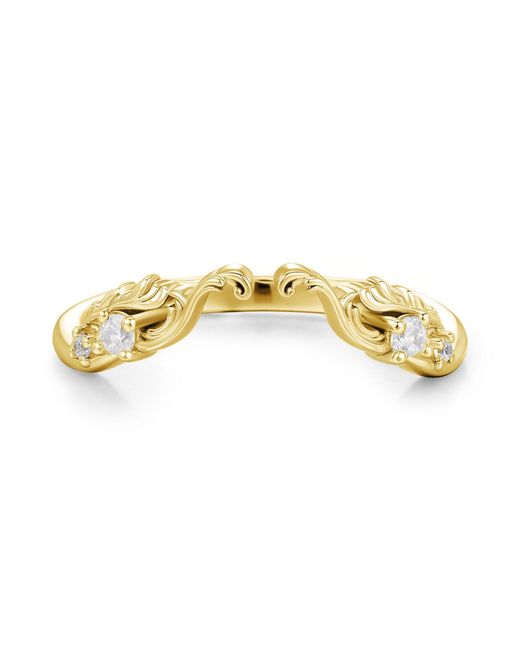 Azura Jewelry New York Metallic Dream Weaver Stacking Band Vermeil