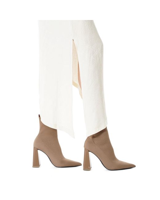 MARGOT VII White Sky Nude Skirt