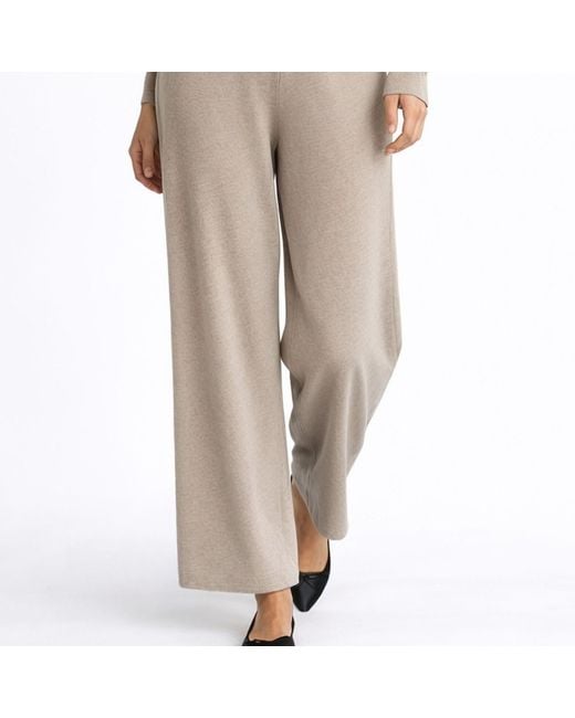 Bel Cashmere Gray Positano Silk And Cashmere Pants