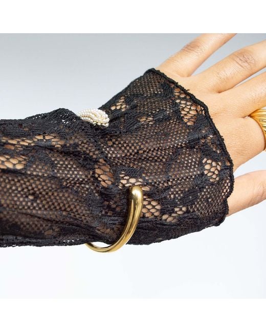 Superdivajewellery Metallic Jenna Pearl Bangle