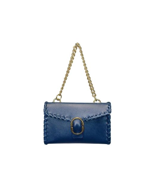 Ruj Heritage Blue Mini Shoulder Bag