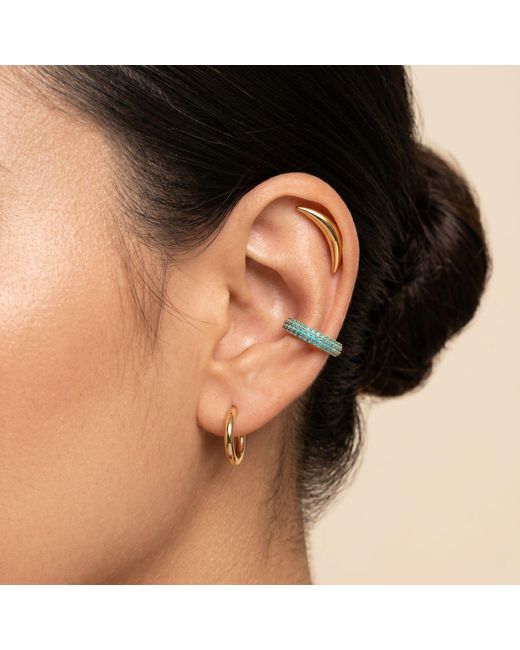 Jaredjamin Blue Elara Cz Plated Ear Cuff